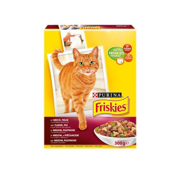 PURINA FRISKIES Cat Meat, Chicken & Vegetables