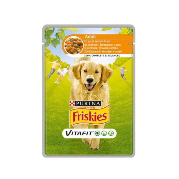 FRISKIES Dog Adult Sauce Chicken & Carrot