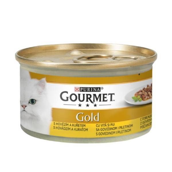 PURINA Gourmet Gold Cat Duo Beef in Sauce