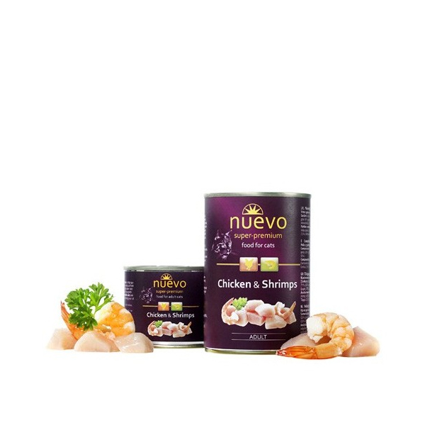 NUEVO Cat Grain Free Chicken & Shrimps