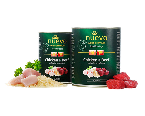 NUEVO Junior Chicken & Beef With Rice + Calcium