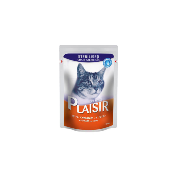 PLAISIR Sterilized Cat Sauce Chicken