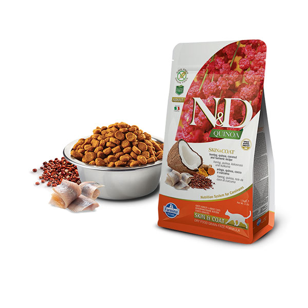 N&D Grain Free Quinoa Skin, Coat Herring & Cocunut