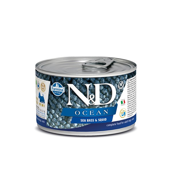 N&D Can Dog Ocean Mini Sea Bass&Squid