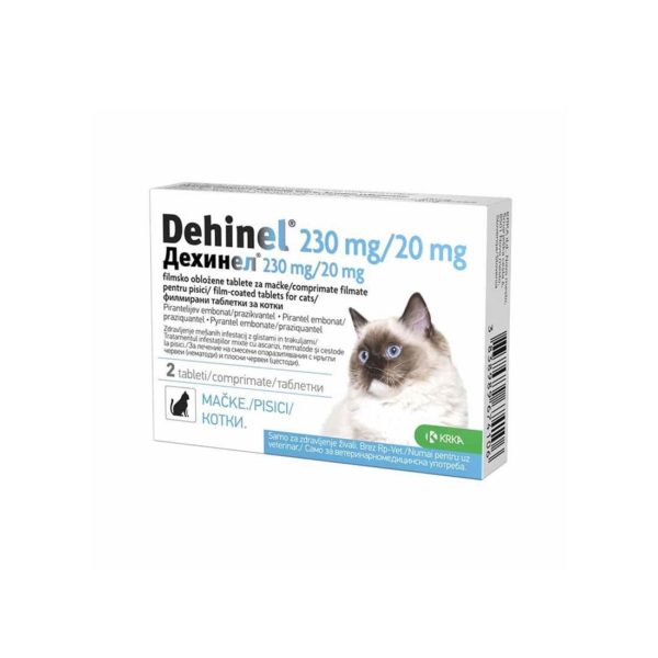 Dehinel Cat tablete 230 mg/20 mg