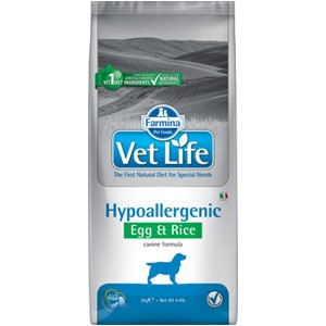 VET LIFE Canine HypoAllergenic Egg & Rice 2 kg