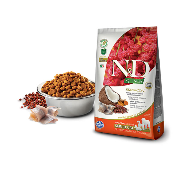 N&D Quinoa Skin & Coat Herring, Coconut