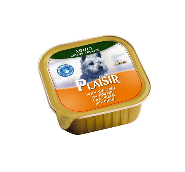 PLAISIR Dog Pate Chicken 150 g