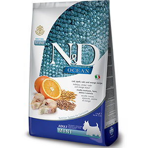 N&D Ocean Adult Mini Orange Codfish, Spelt, Oats