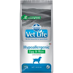 VET LIFE Canine Hypoallergenic Egg & Rice